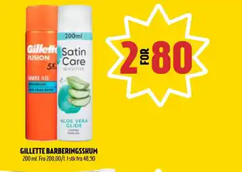 Coop Prix GILLETTE BARBERINGSSKUM tilbud