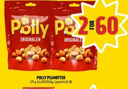 Coop Prix POLLY PEANØTTER tilbud