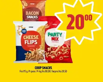 Coop Prix COOP SNACKS tilbud