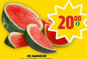 Coop Prix HEL VANNMELON tilbud