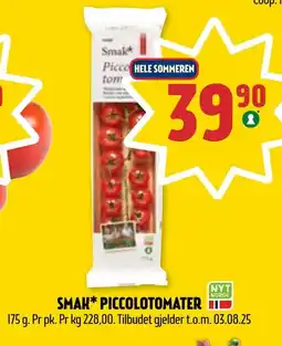 Coop Prix SMAK* PICCOLOTOMATER tilbud