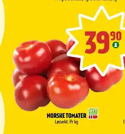 Coop Prix NORSKE TOMATER Løsvekt. Pr kg tilbud