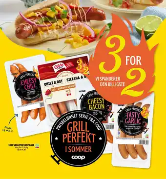 Coop Prix COOP GRILL PERFEKT PØLSER NYT tilbud