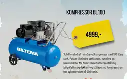 Biltema KOMPRESSOR BL 100 tilbud