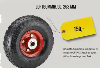 Biltema LUFTGUMMIHJUL, 253 MM tilbud