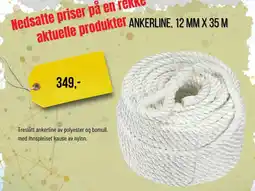 Biltema Aktuelle produkter ankerline, 12 mm x 35 m tilbud