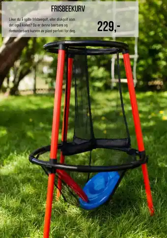 Biltema FRISBEEKURV tilbud
