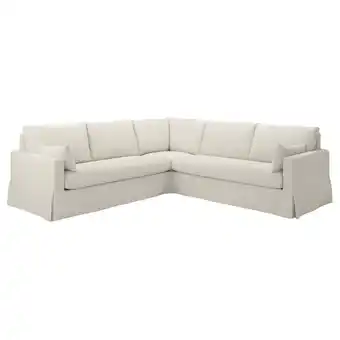 IKEA Hyltarp Hjørnesofa, 4-seters, Gransel natur tilbud