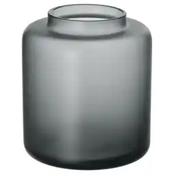 IKEA Konstfull Vase, grå, 10 cm tilbud