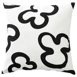 IKEA KlippbrÄcka Putetrekk, hvit/svart, 50x50 cm tilbud