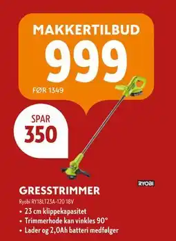 Byggmakker GRESSTRIMMER tilbud