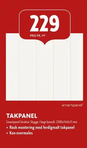 Byggmakker TAKPANEL tilbud