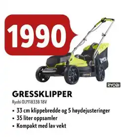 Byggmakker GRESSKLIPPER tilbud