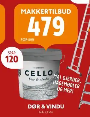 Byggmakker DØR & VINDU tilbud