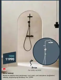 Bademiljø Nova takdusj tilbud