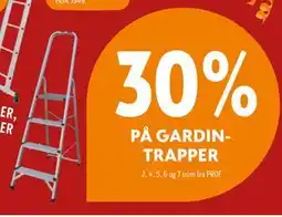 Byggmakker 30% PÅ GARDINTRAPPER tilbud