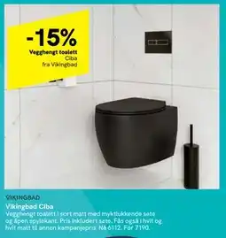 Bademiljø Vegghengt toalett tilbud