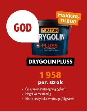 Byggmakker DRYGOLIN PLUSS tilbud