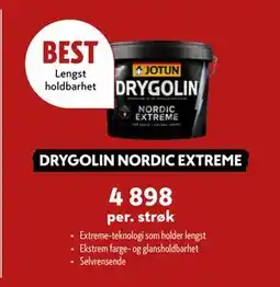Byggmakker DRYGOLIN NORDIC EXTREME tilbud