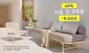 Skeidar Mocco daybed tilbud