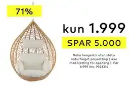 Skeidar Naha hengestol tilbud