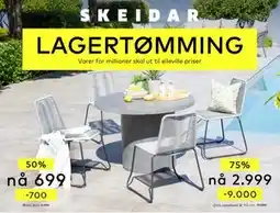 Skeidar Blom stol tilbud