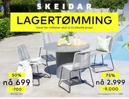 Skeidar Oslo spisebord Ø 110 cm tilbud