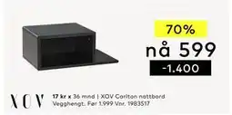 Skeidar XOV Carlton nattbord tilbud