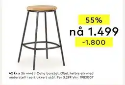 Skeidar Calia barstol tilbud