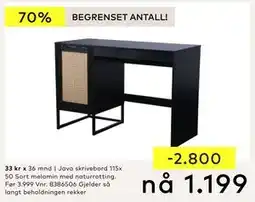 Skeidar Java skrivebord tilbud