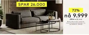 Skeidar Bantry sofa tilbud