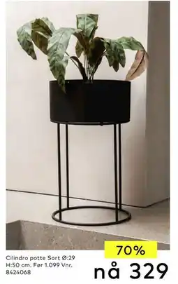 Skeidar Cilindro potte tilbud