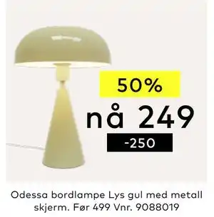 Skeidar Odessa bordlampe tilbud