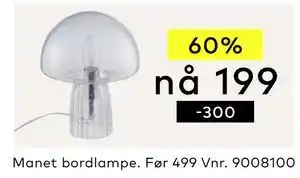 Skeidar Manet bordlampe tilbud