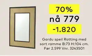 Skeidar Gardu speil tilbud