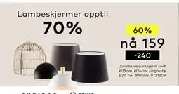 Skeidar Juliane velourskjerm tilbud