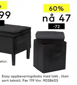 Skeidar Easy oppbevaringsboks tilbud