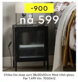Skeidar Chiba lite skap tilbud