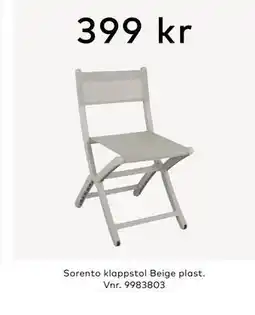Skeidar Sorento klappstol tilbud