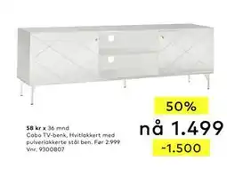 Skeidar Cabo TV-benk tilbud
