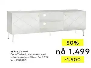 Skeidar Cabo TV-benk tilbud