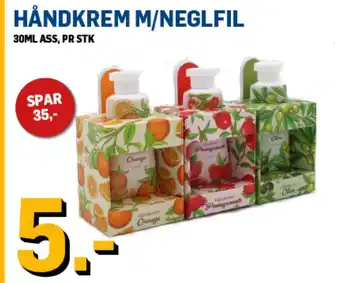 Price Lagerbutikk HÅNDKREM M/NEGLFIL tilbud