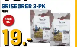 Price Lagerbutikk GRISEØRER 3-PK tilbud