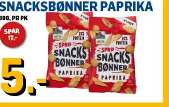 Price Lagerbutikk SNACKSBØNNER PAPRIKA tilbud