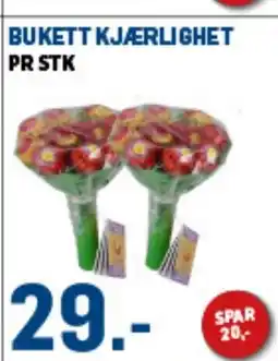 Price Lagerbutikk BUKETT KJÆRLIGHET PR STK tilbud