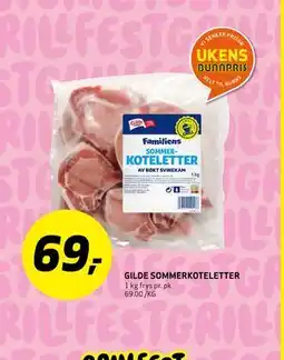 Bunnpris GILDE SOMMERKOTELETTER tilbud