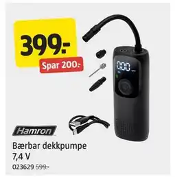 Jula Bærbar dekkpumpe 7,4 V tilbud