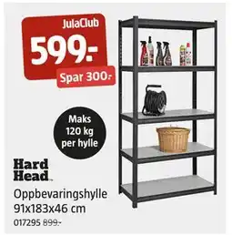 Jula Oppbevaringshylle 91x183x46 cm tilbud