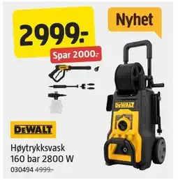 Jula Høytrykksvask 160 bar 2800 W tilbud