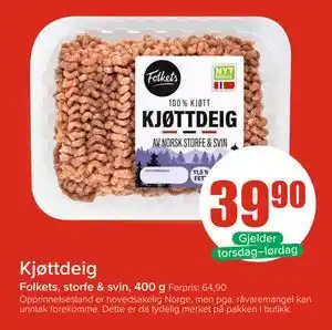 Spar Kjøttdeig tilbud